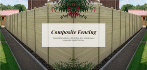 Composite Plastic Fencing Panels - Eurocell Eco Fencing
