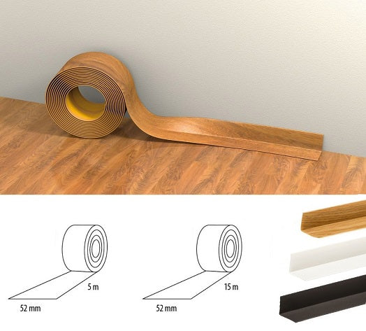 Flexible Skirting Board - Self Adhesive Angle Trim - Virtual