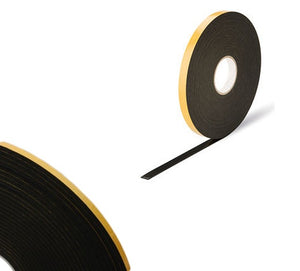 Double Sided Foam Tape - 2mm x 25m - Black from Eurocell - Virtual Plastics Ltd.