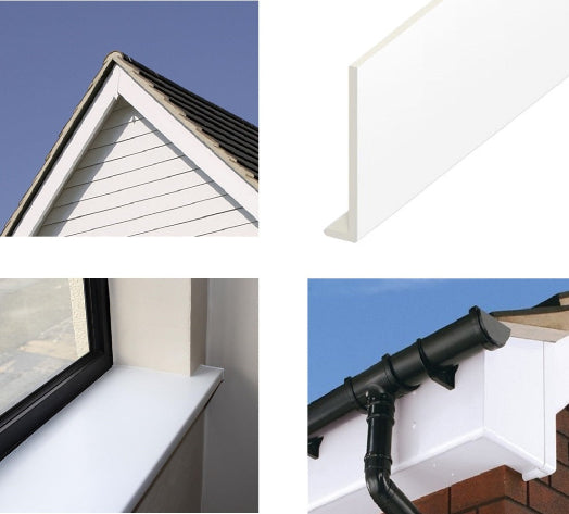 Fascia Cover Capping Boards 9mm from Virtual Plastics Ltd. - Virtual Plastics Ltd.