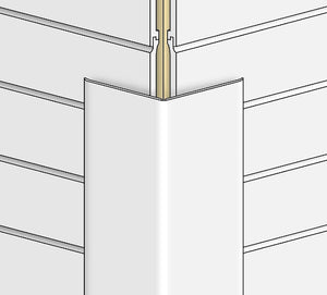 Flexible angle plastic trim