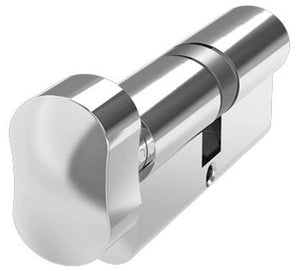 Door Lock with Keys  Thumb Turn Euro Cylinder Barrel Lock  6 Pin Anti-Drill and Anti-Pick Door Lock