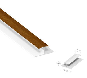 UPVC plastic exterior shiplap cladding joint trimoak 