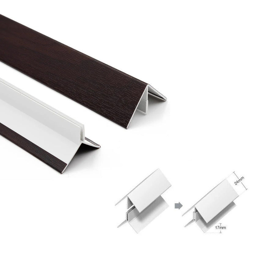 Rosewood uPVC Shiplap Cladding 150mm x 5m – Exterior Plastic Wall Cladding & Accessories