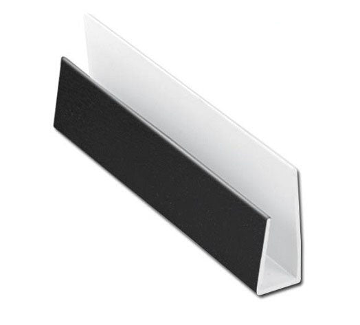 uPVC Soffit Board Edge Trim J Trim – 5 Colours