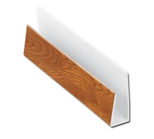 uPVC Soffit Board Edge Trim J Trim – 5 Colours