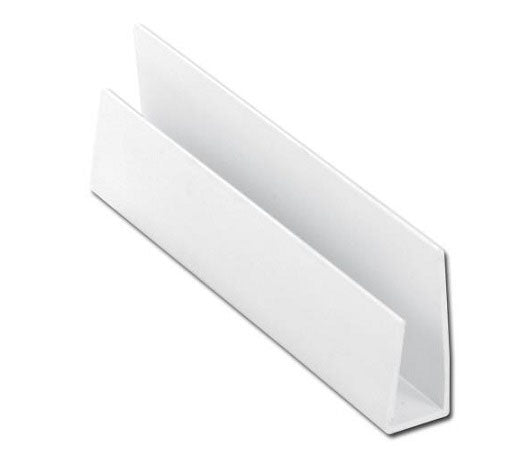 uPVC Soffit Board Edge Trim J Trim – 5 Colours
