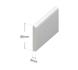 White Architrave Window and Door Trim : 45mm - 95mm from Eurocell - Virtual Plastics Ltd.