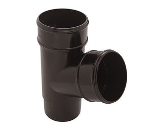 Gutter and Downpipe - Black Round from Marshall-Tufflex - Virtual Plastics Ltd.