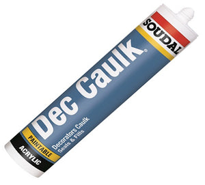 Decorators Caulk 300ml from Soudal - Virtual Plastics Ltd.