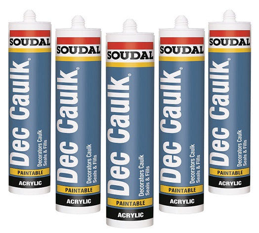 Decorators Caulk 300ml from Soudal - Virtual Plastics Ltd.