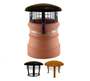 Chimney Cowl with Domed Top & Mesh from Virtual Plastics Ltd. - Virtual Plastics Ltd.