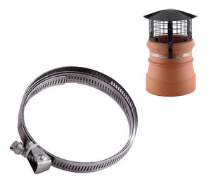 Chimney Cowl Replacement Fixing Strap - Jubilee / Metal Strap for Chimney Pot from Virtual Plastics Ltd. - Virtual Plastics Ltd.