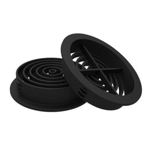70mm Round Soffit Air Vents - Upvc Push in Roof Disc Vent from Manthorpe - Virtual Plastics Ltd.