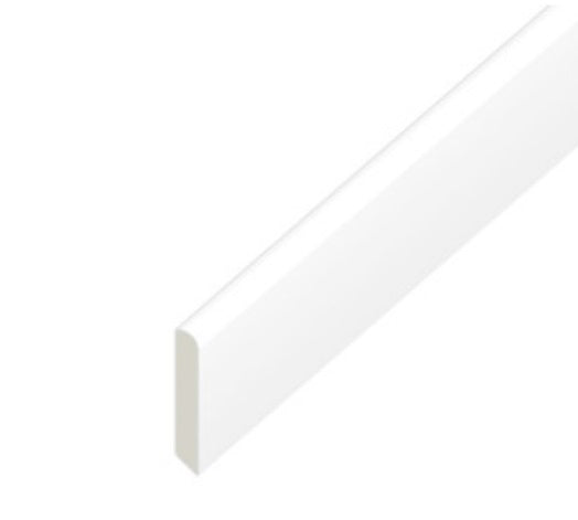 White Cloaking Fillet Window and Door Trim : 20mm - 30mm from Eurocell - Virtual Plastics Ltd.