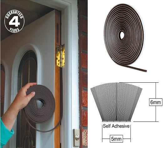 Stormguard Self Adhesive Brush Pile Tape from Stormguard - Virtual Plastics Ltd.