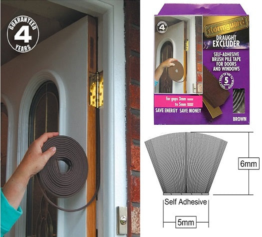 Stormguard Self Adhesive Brush Pile Tape from Stormguard - Virtual Plastics Ltd.