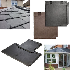 Envirotile Plastic Slate Roof Tiles - Synthetic Roof Shingles