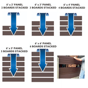 Composite Fencing Panels