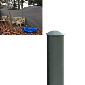 Composite Fencing Posts with Cap