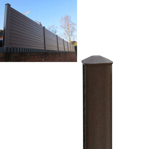 Composite Fencing Posts with Cap