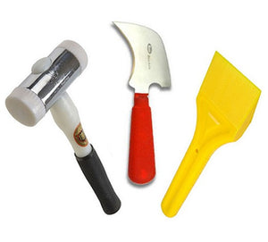 Glazing Kit - Glazing Paddle, Half Moon Glazing Knife and Thor Hammer from Xpert - Virtual Plastics Ltd.