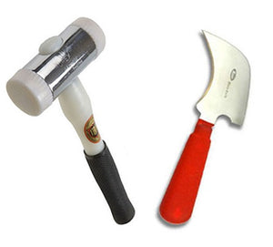 Glazing Kit - Half Moon Glazing Knife and Thor Hammer from Xpert - Virtual Plastics Ltd.