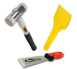 Glazing Kit - Xpert Chisel, Glazing Paddle and Thor Hammer from Xpert - Virtual Plastics Ltd.