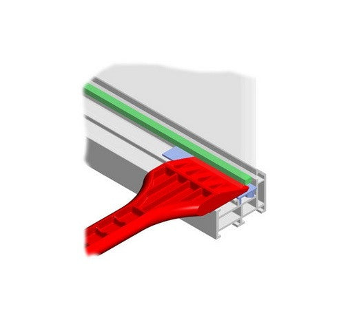 Glass Frame Tool - Plastics Glazing Paddle from Eurocell - Virtual Plastics Ltd.