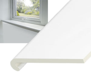 Window Sill Capping Board - Bullnose Window Board Sill Cover - Plastic Window Cill Cover - 5 Metre x 9mm…