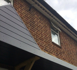 Hollow Soffit uPVC Cladding Board 300mm