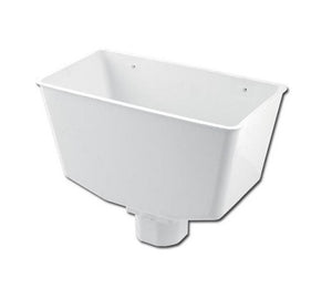 Gutter and Downpipe - White Square from Marshall-Tufflex - Virtual Plastics Ltd.