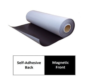 Self Adhesive Magnetic Sheet Rolls - Flexible Magnetic Sheeting