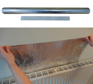 Stormguard Radiator Foil - Heat Reflector Film - 5m x 50cm from Stormguard - Virtual Plastics Ltd.