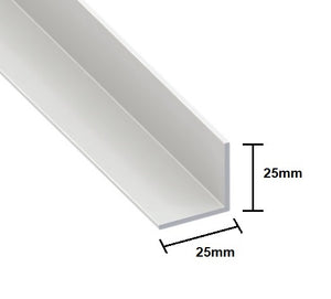 Rigid Angle Cover Trim - 25mm x 25mm Corner from Eurocell - Virtual Plastics Ltd.
