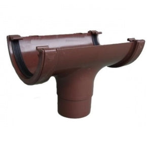 Gutter and Downpipe - Brown Round from Marshall-Tufflex - Virtual Plastics Ltd.