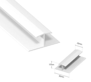 PVC Shiplap Cladding - Plastic Exterior Wall Cladding Weatherboard Joint Trim - JT12564