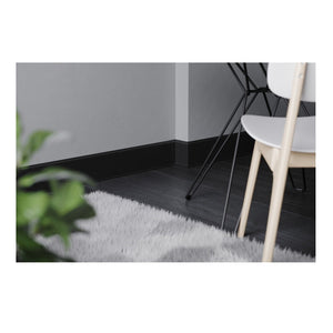 Cezar High Line Plastic Skirting Board with Wire Cover Design