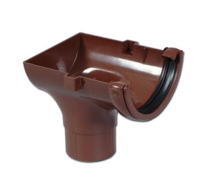 Gutter and Downpipe - Brown Round from Marshall-Tufflex - Virtual Plastics Ltd.