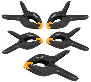 Tolsen Spring Clamps - Quick Grip Clips Size: 4"- 9" from Tolsen - Virtual Plastics Ltd.